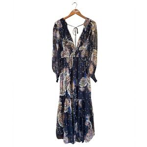 Anthropologie Long Sleeve Maxi Dress